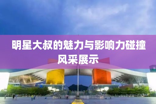 明星大叔的魅力與影響力碰撞風(fēng)采展示