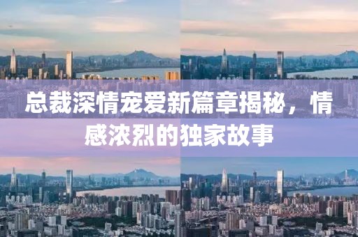 總裁深情寵愛新篇章揭秘，情感濃烈的獨(dú)家故事