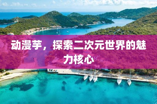 動漫芋，探索二次元世界的魅力核心