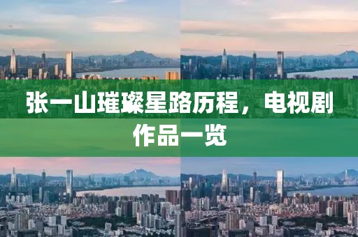張一山璀璨星路歷程，電視劇作品一覽