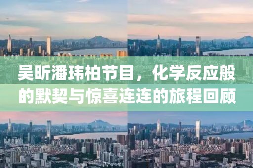 吳昕潘瑋柏節(jié)目，化學(xué)反應(yīng)般的默契與驚喜連連的旅程回顧