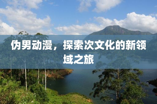 偽男動漫，探索次文化的新領(lǐng)域之旅