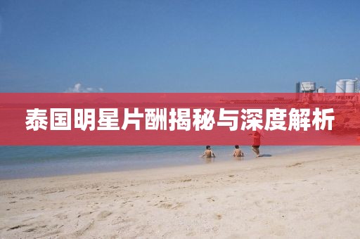 泰國(guó)明星片酬揭秘與深度解析