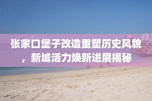 張家口堡子改造重塑歷史風(fēng)貌，新城活力煥新進(jìn)展揭秘