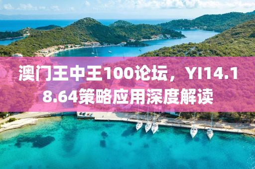 澳門王中王100論壇，YI14.18.64策略應(yīng)用深度解讀