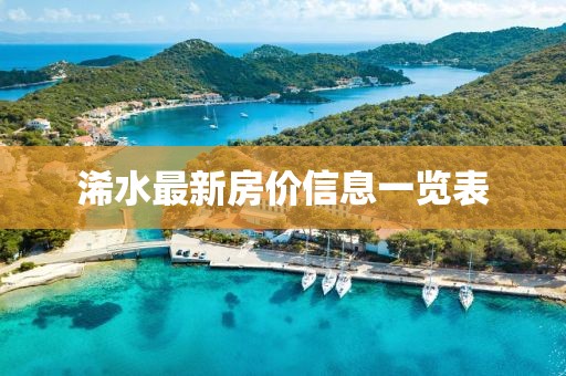 浠水最新房價信息一覽表
