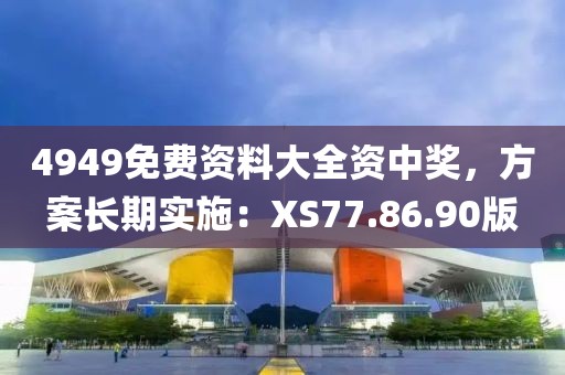 4949免費資料大全資中獎，方案長期實施：XS77.86.90版