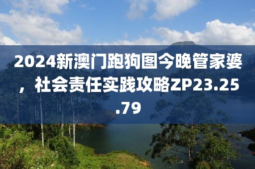 2024新澳門跑狗圖今晚管家婆，社會責任實踐攻略ZP23.25.79