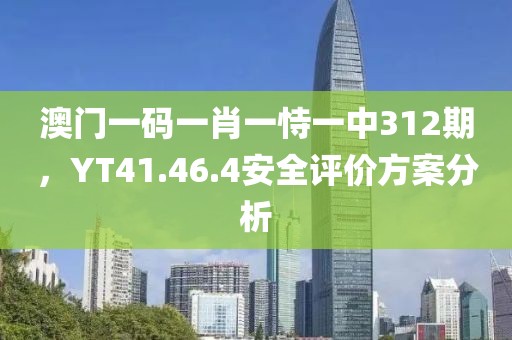 澳門一碼一肖一恃一中312期，YT41.46.4安全評價方案分析
