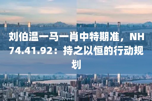 劉伯溫一馬一肖中特期準(zhǔn)，NH74.41.92：持之以恒的行動(dòng)規(guī)劃