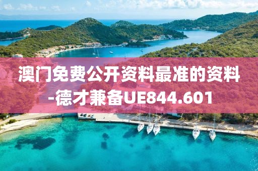 澳門免費(fèi)公開資料最準(zhǔn)的資料-德才兼?zhèn)銾E844.601
