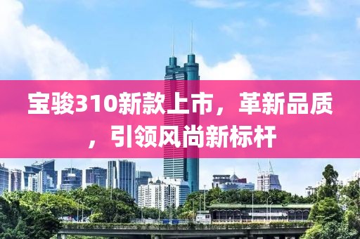 寶駿310新款上市，革新品質(zhì)，引領(lǐng)風(fēng)尚新標(biāo)桿