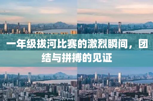 一年級拔河比賽的激烈瞬間，團(tuán)結(jié)與拼搏的見證