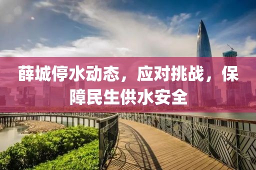 薛城停水動態(tài)，應(yīng)對挑戰(zhàn)，保障民生供水安全
