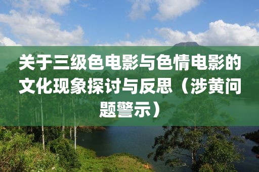 關(guān)于三級色電影與色情電影的文化現(xiàn)象探討與反思（涉黃問題警示）